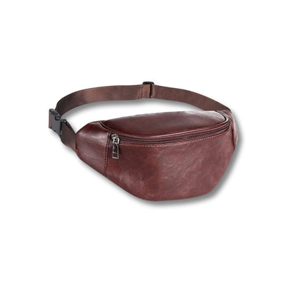 Sac Banane en Cuir Tendance | Elio Marron