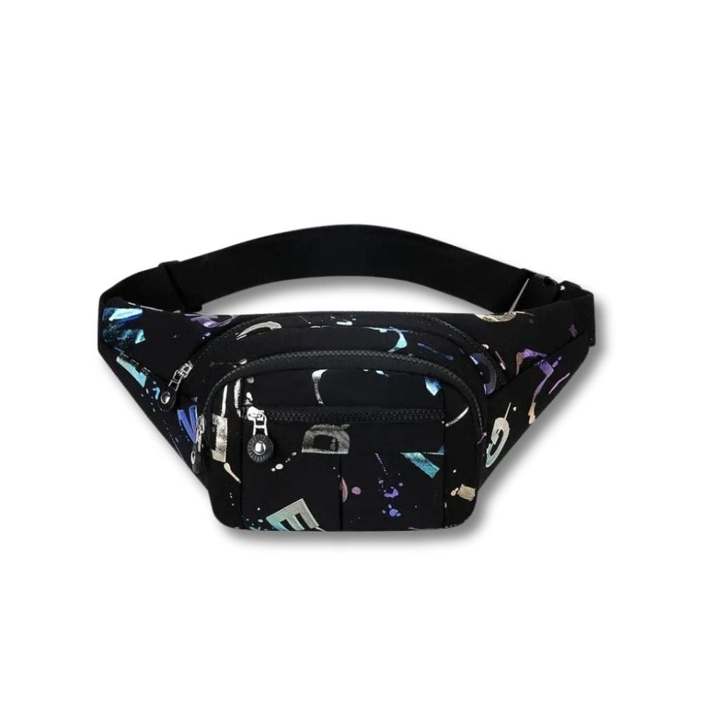 Sac Banane Femme en Tissu | Tessa Noir