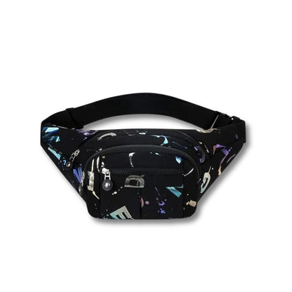 Sac Banane Femme en Tissu | Tessa Noir