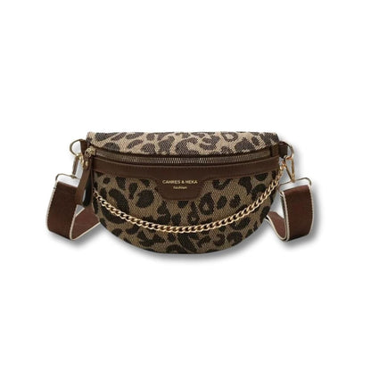 Sac Banane Femme Tendance | Aura Marron Fleur