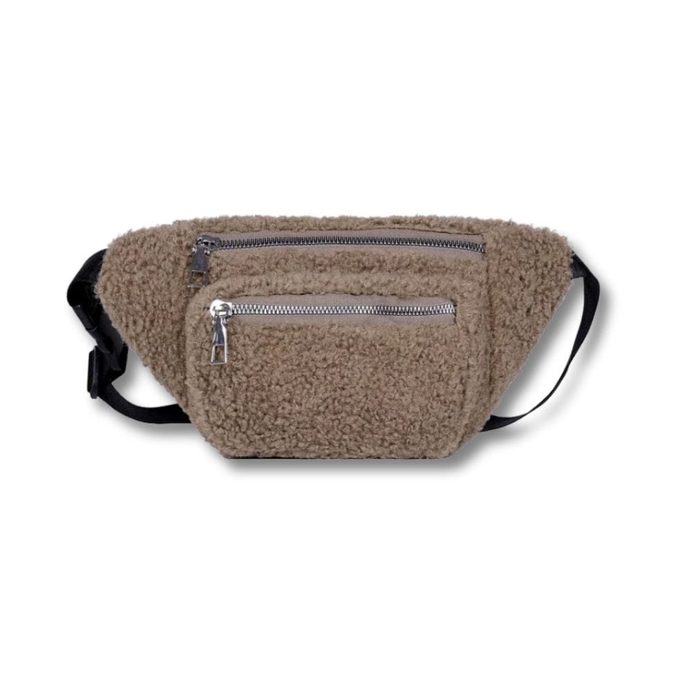 Sac Banane Fourrure Femme | Naê Marron