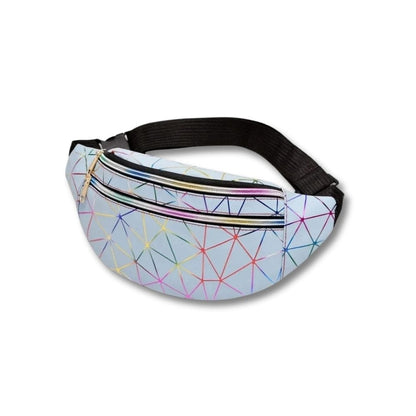 Sac Banane Holographique Femme | Prisma Bleu