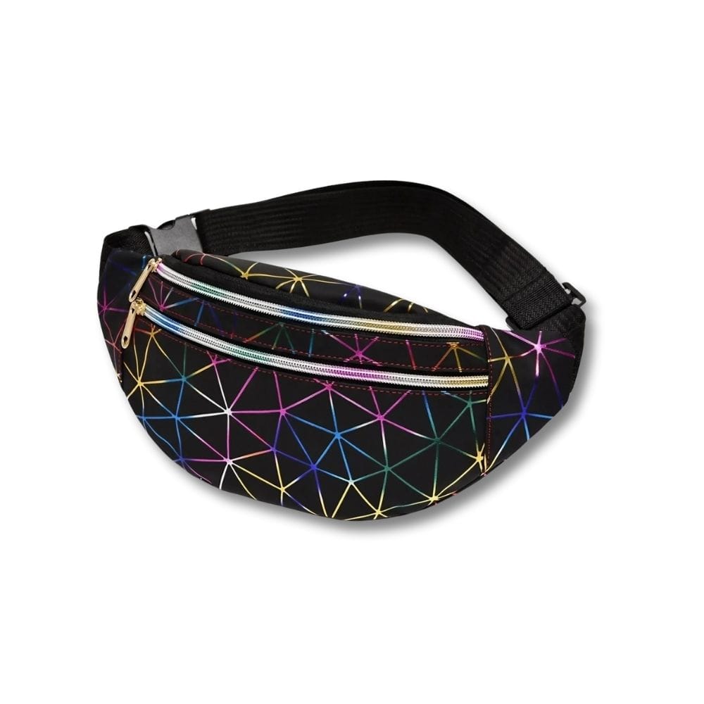 Sac Banane Holographique Femme | Prisma Noir