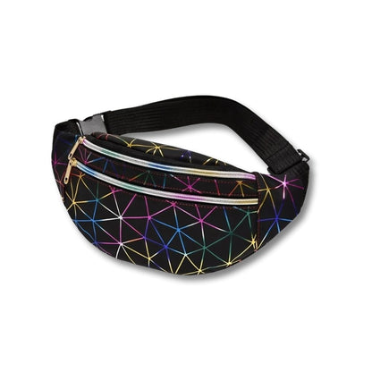 Sac Banane Holographique Femme | Prisma Noir