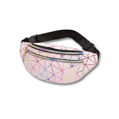 Sac Banane Holographique Femme | Prisma Rose