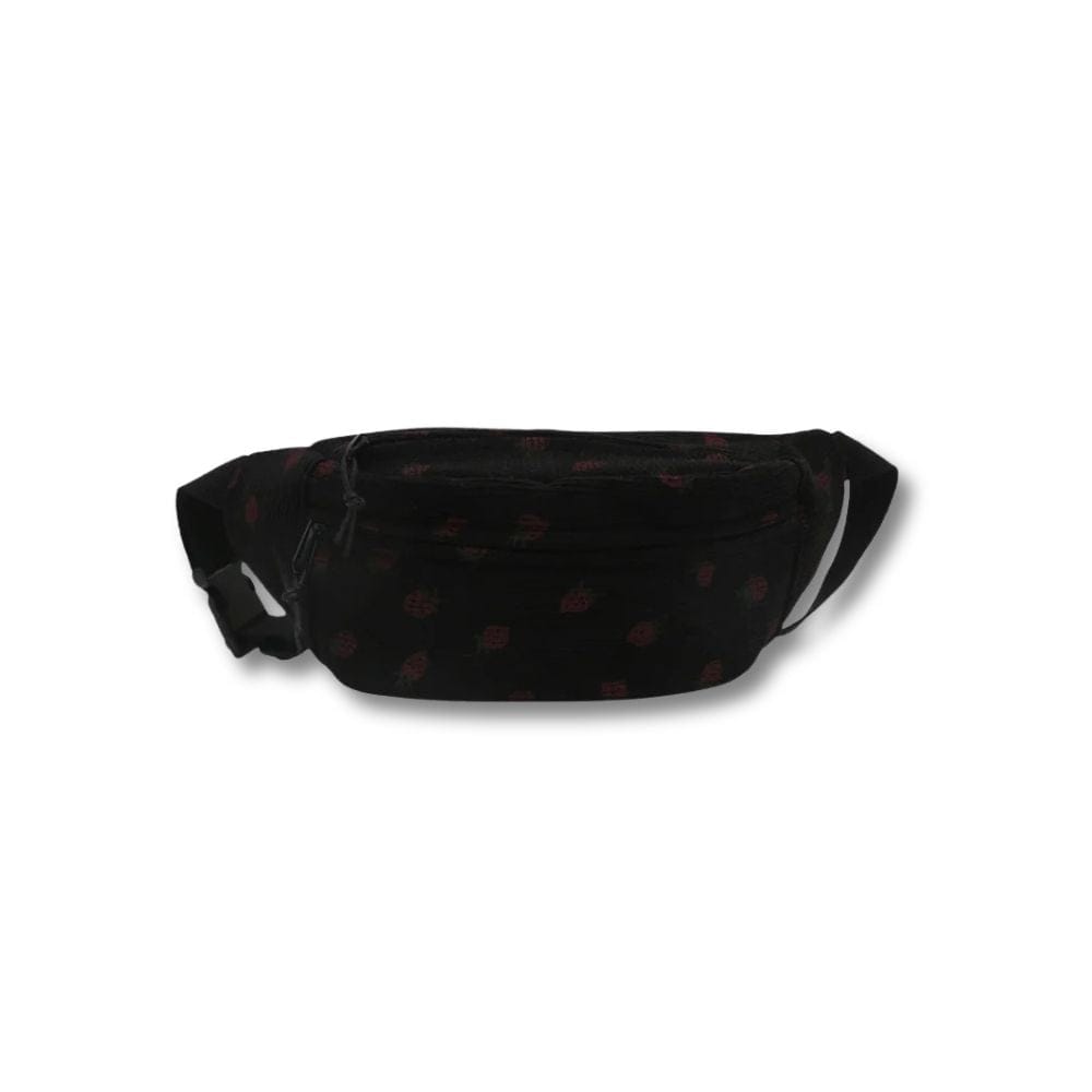 Sac Banane Velours Côtelé Femme | Elva Noir
