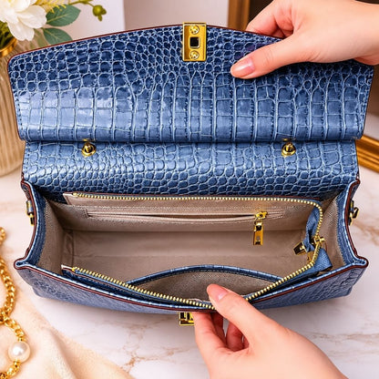 Sac Bandoulière Crocodile | Talia