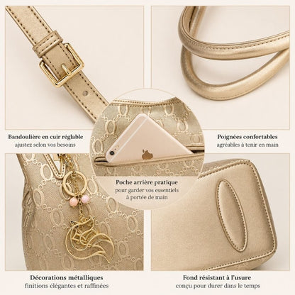 Sac Bandoulière en Cuir Souple | Camille