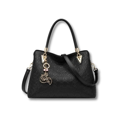 Sac Bandoulière en Cuir Souple | Camille Noir