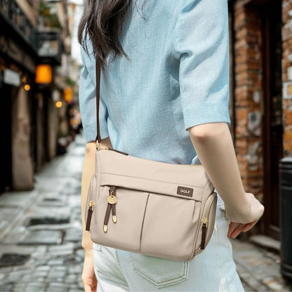 Sac Bandoulière Sacoche Femme | Viana Tissu / Cuir