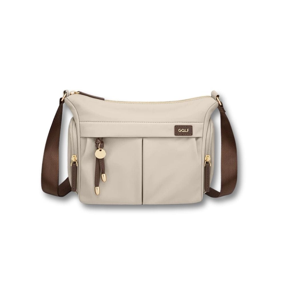 Sac Bandoulière Sacoche Femme | Viana Tissu / Cuir