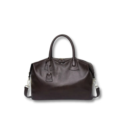 Sac Cuir Cabas Femme | Élise Café