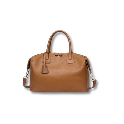 Sac Cuir Cabas Femme | Élise Marron