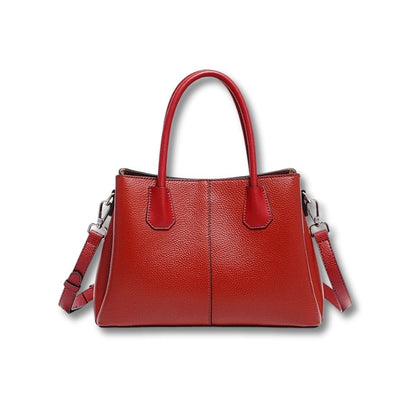 Sac En Cuir Fourre Tout | Ninon Rouge