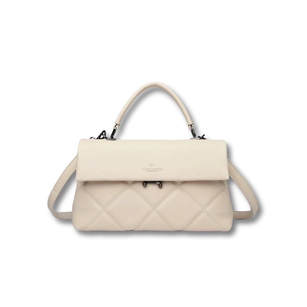 Sac Fourre-Tout Souple Cuir | Romy Blanc