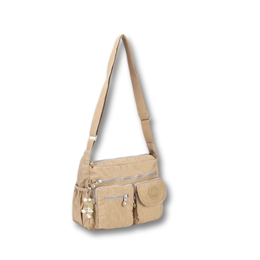 Sac Sacoche Bandoulière Femme | Dalia Abricot / Nylon