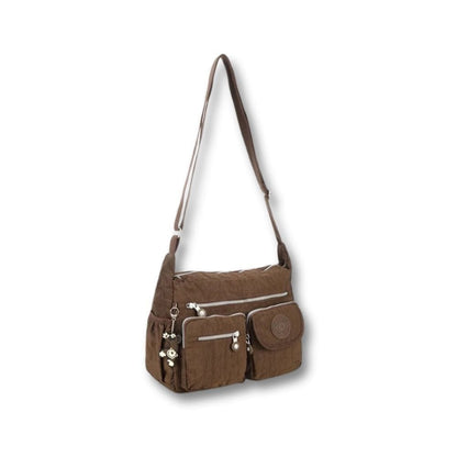 Sac Sacoche Bandoulière Femme | Dalia Café / Nylon