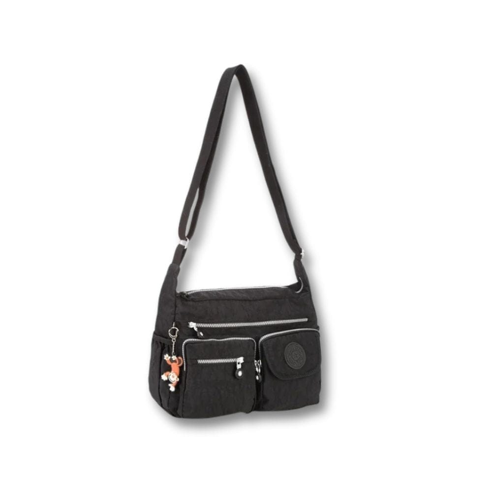 Sac Sacoche Bandoulière Femme | Dalia Noir / Nylon
