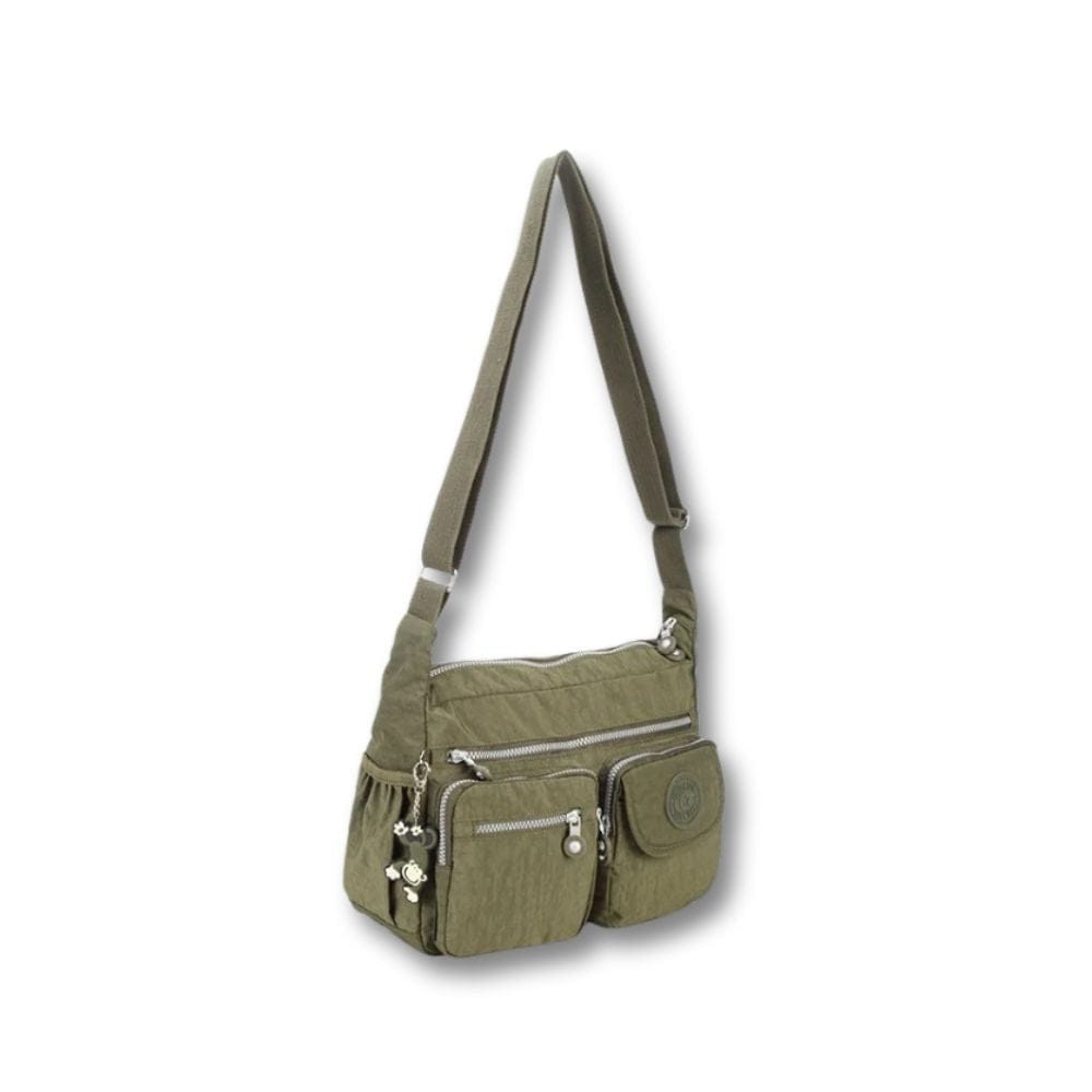 Sac Sacoche Bandoulière Femme | Dalia Vert / Nylon