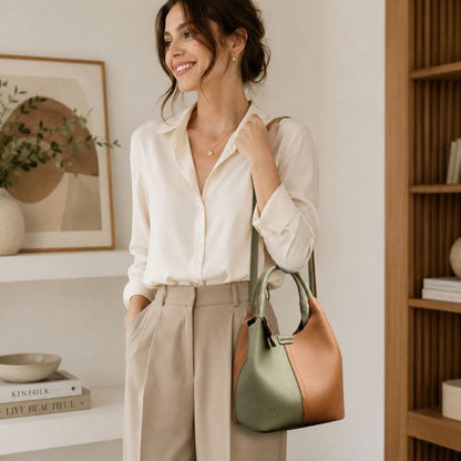 Sac Seau Cuir | Quélia