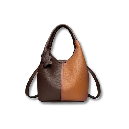 Sac Seau Cuir | Quélia Brun Marron