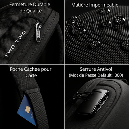 Sacoche à Bandoulière USB | Eddy