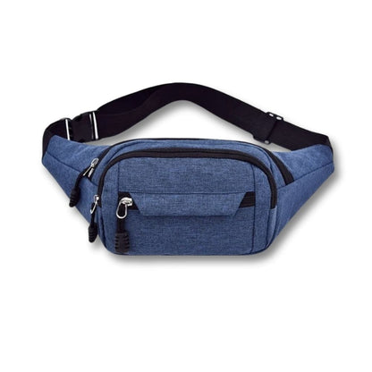 Sacoche Banane Bandoulière l Norren Bleu / Tissu