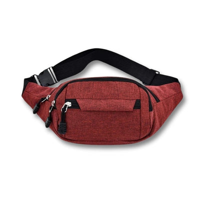 Sacoche Banane Bandoulière l Norren Rouge / Tissu