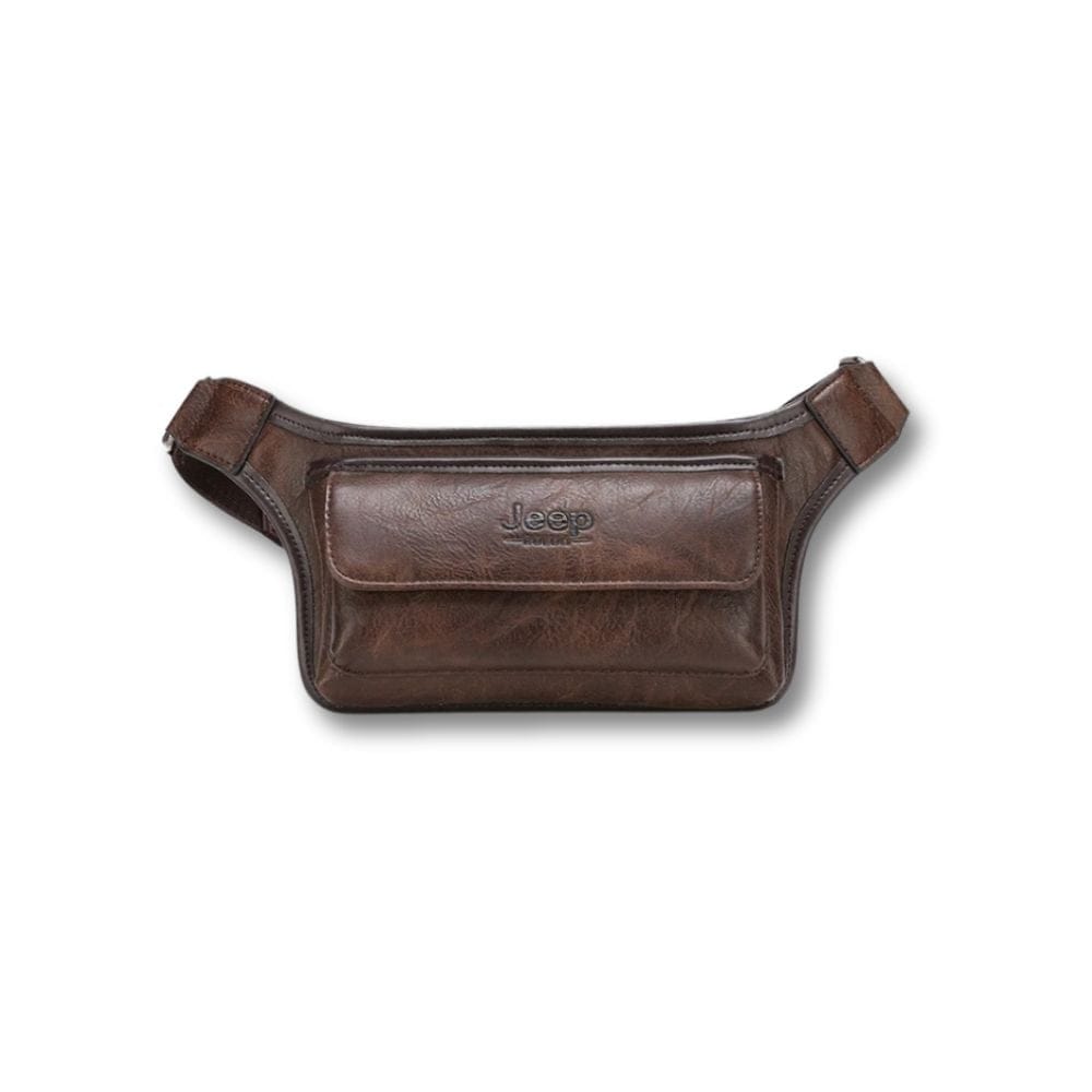 Sacoche Banane en Cuir | Jeep 3 coloris Brun / Cuir