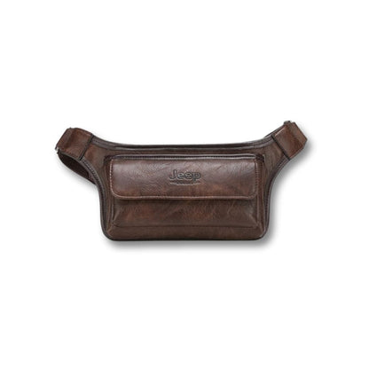 Sacoche Banane en Cuir | Jeep 3 coloris Brun / Cuir