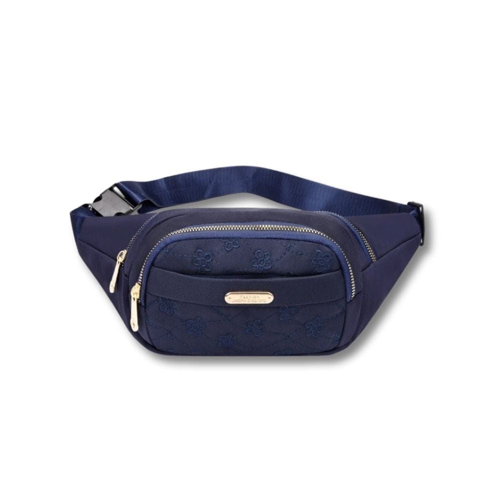 Sacoche Banane Femme en Tissu | Louna Bleu