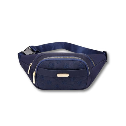 Sacoche Banane Femme en Tissu | Louna Bleu