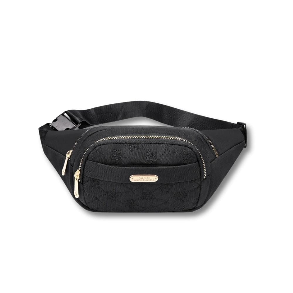 Sacoche Banane Femme en Tissu | Louna Noir