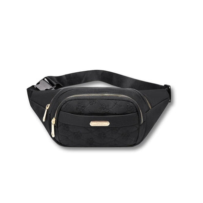 Sacoche Banane Femme en Tissu | Louna Noir