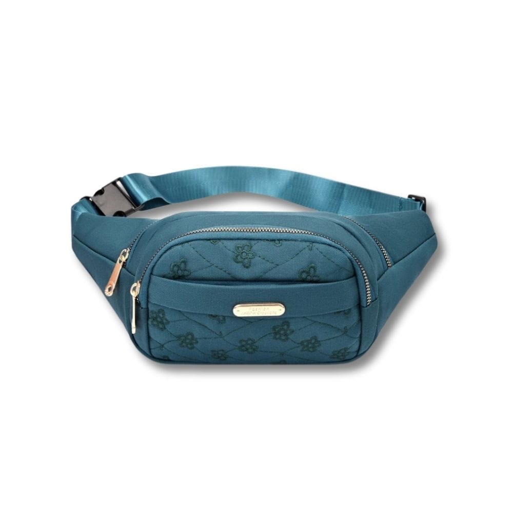 Sacoche Banane Femme en Tissu | Louna Turquoise