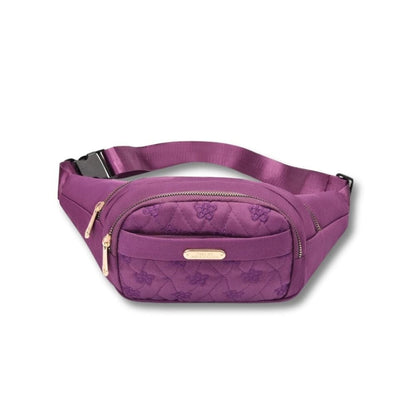 Sacoche Banane Femme en Tissu | Louna Violet