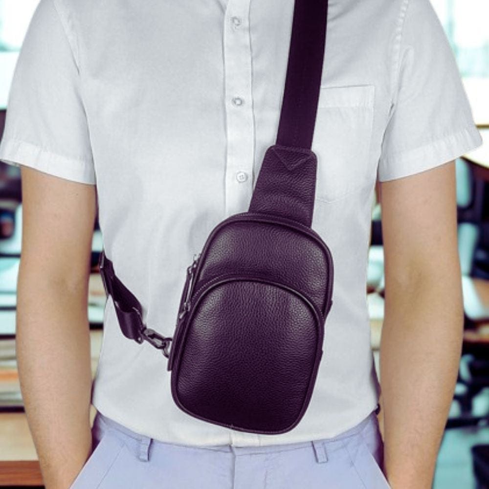 Sacoche Bandoulière Cuir Homme | Horizon