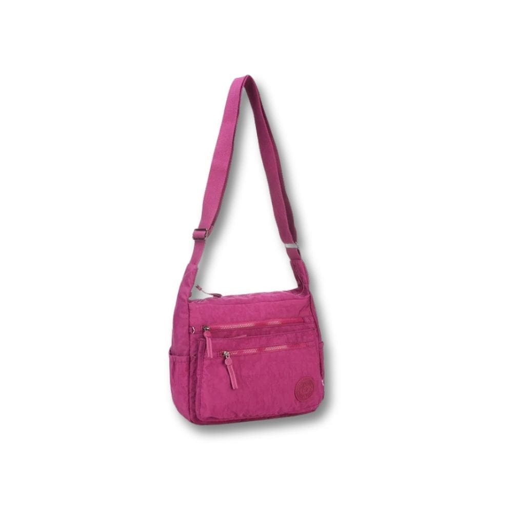 Sacoche Bandoulière Femme | Isola Violet rouge / Nylon