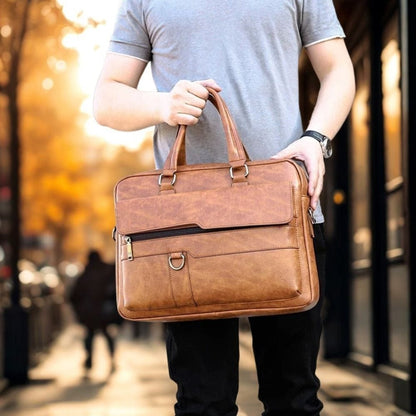Sacoche Cartable Cuir | Calenor