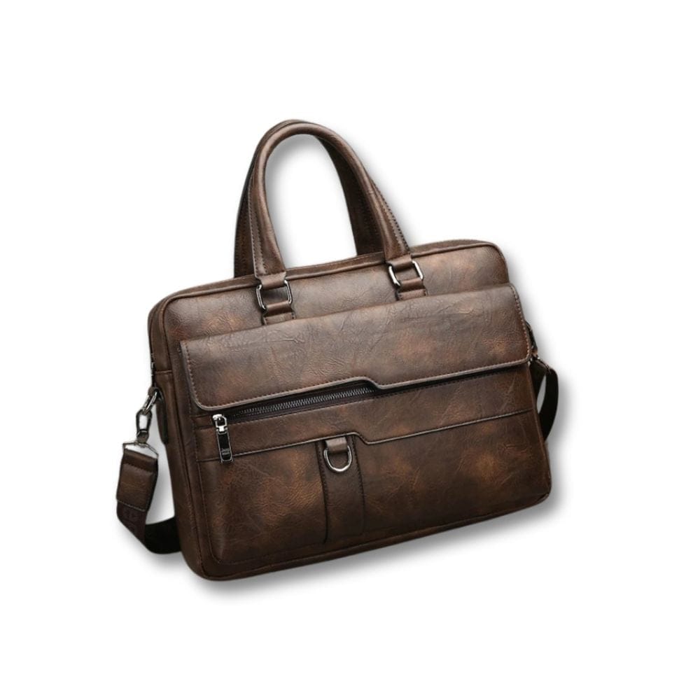 Sacoche Cartable Cuir | Calenor Brown / Cuir