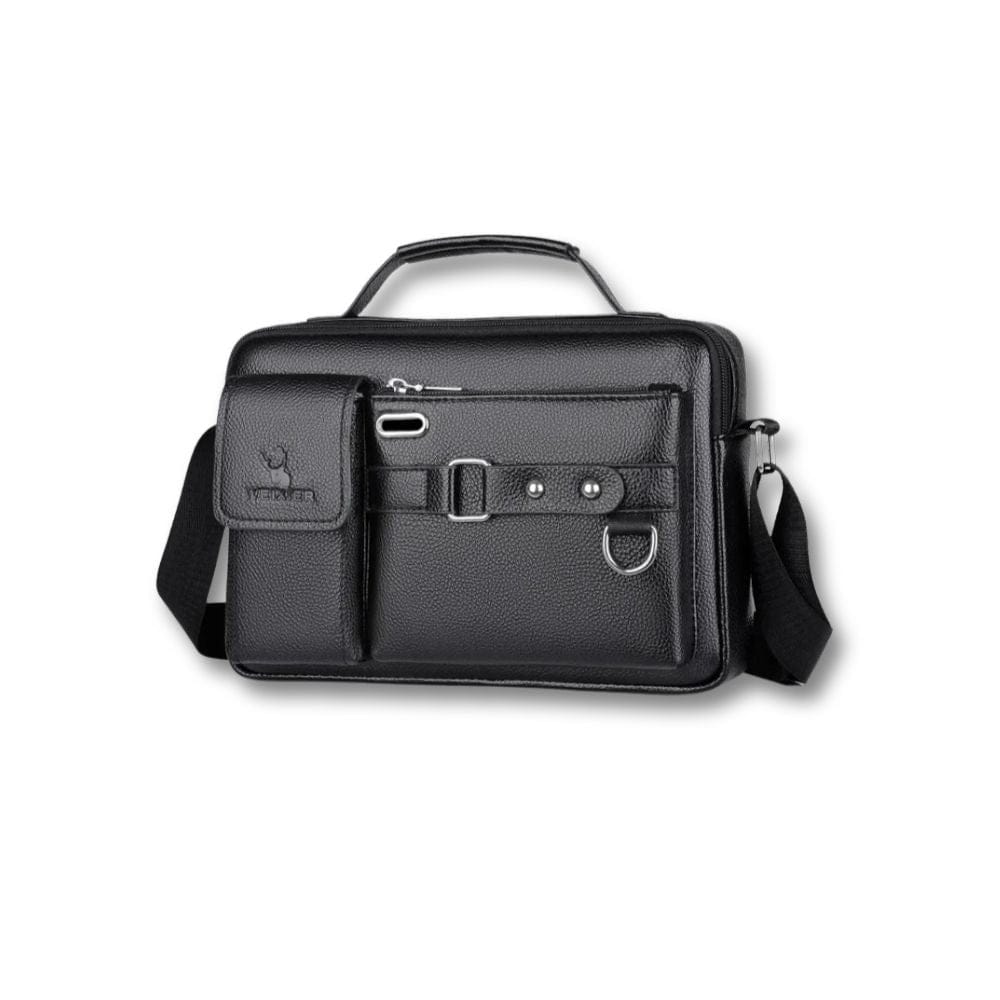 Sacoche Cartable | Jorn Noir V2 / cuir