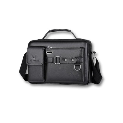 Sacoche Cartable | Jorn Noir V2 / cuir