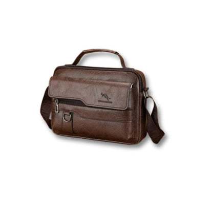 Sacoche Cuir Bandoulière Homme | Altair Marron / Cuir