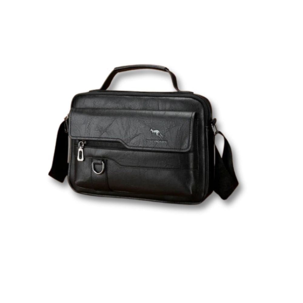 Sacoche Cuir Bandoulière Homme | Altair Noir / Cuir