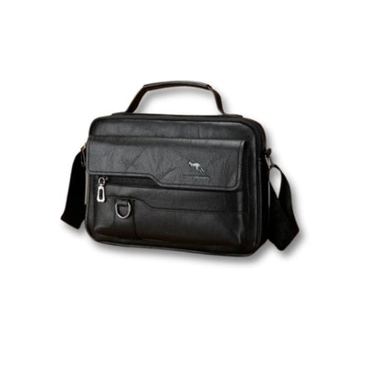 Sacoche Cuir Bandoulière Homme | Altair Noir / Cuir