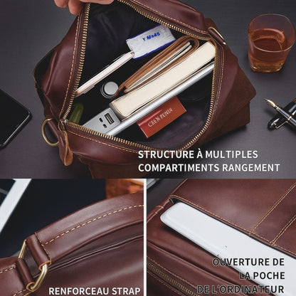 Sacoche Cuir Homme Bandoulière | Lumen