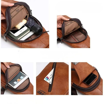 Sacoche Cuir Homme Marron | Jeep Buluo