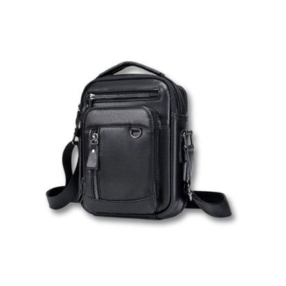 Sacoche Cuir Homme | Nomade Noir / Cuir