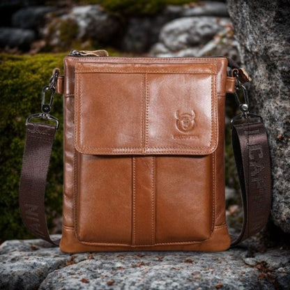 Sacoche Cuir Marron Homme | Captain