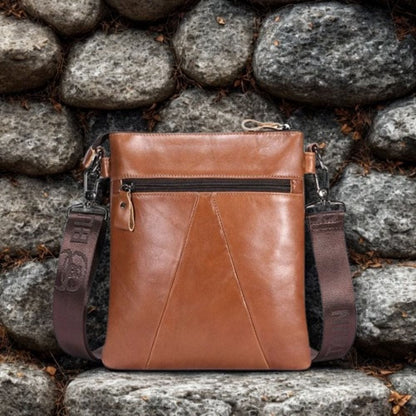 Sacoche Cuir Marron Homme | Captain